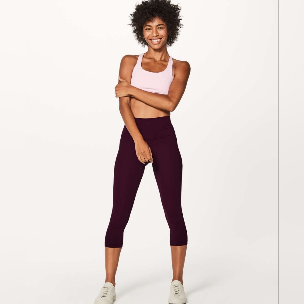 #323 Lululemon Wunder Under Crop (Hi-Rise) (Full-On Luxtreme 21")
